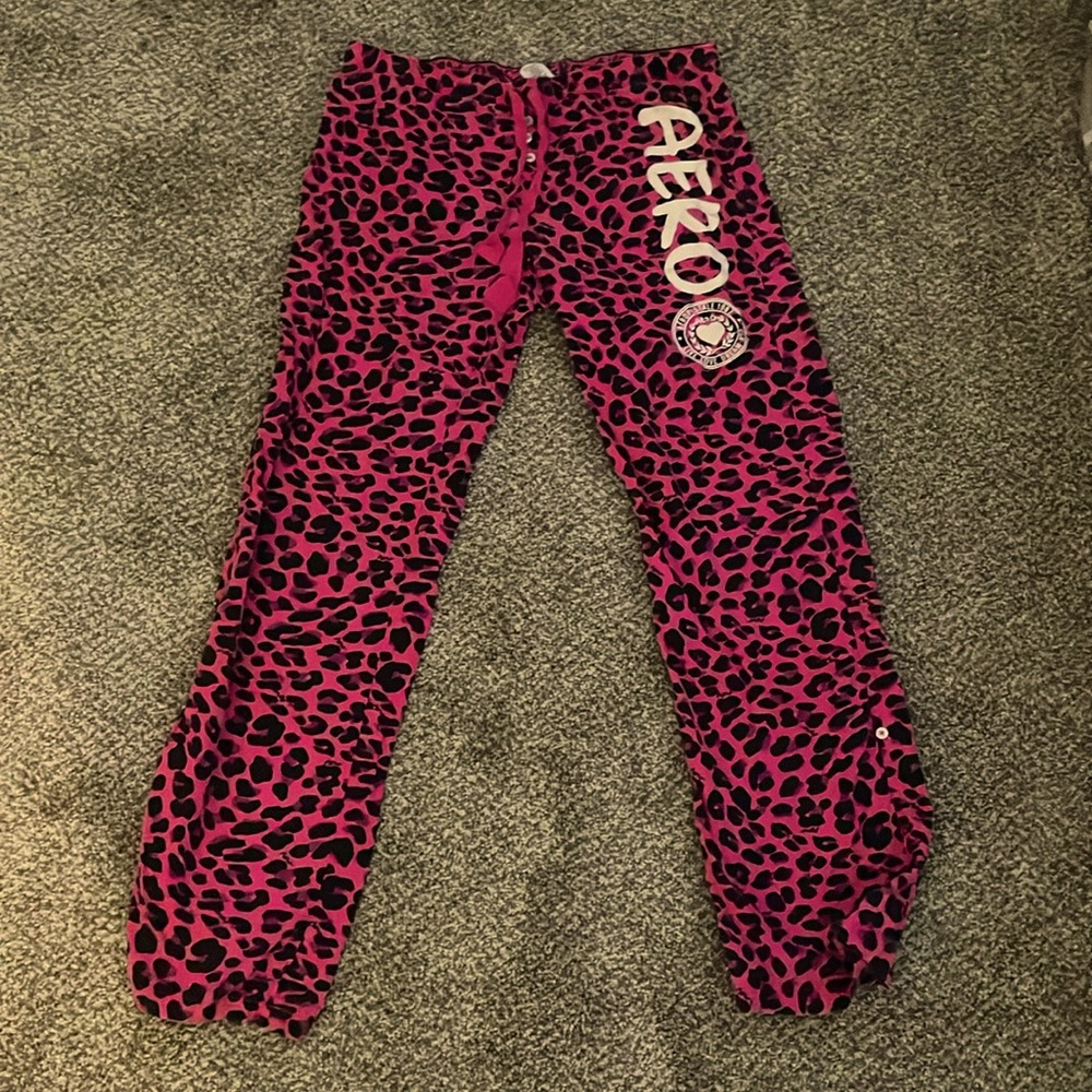 Vintage Y2K Aeropostale Cheetah Pajama Pants